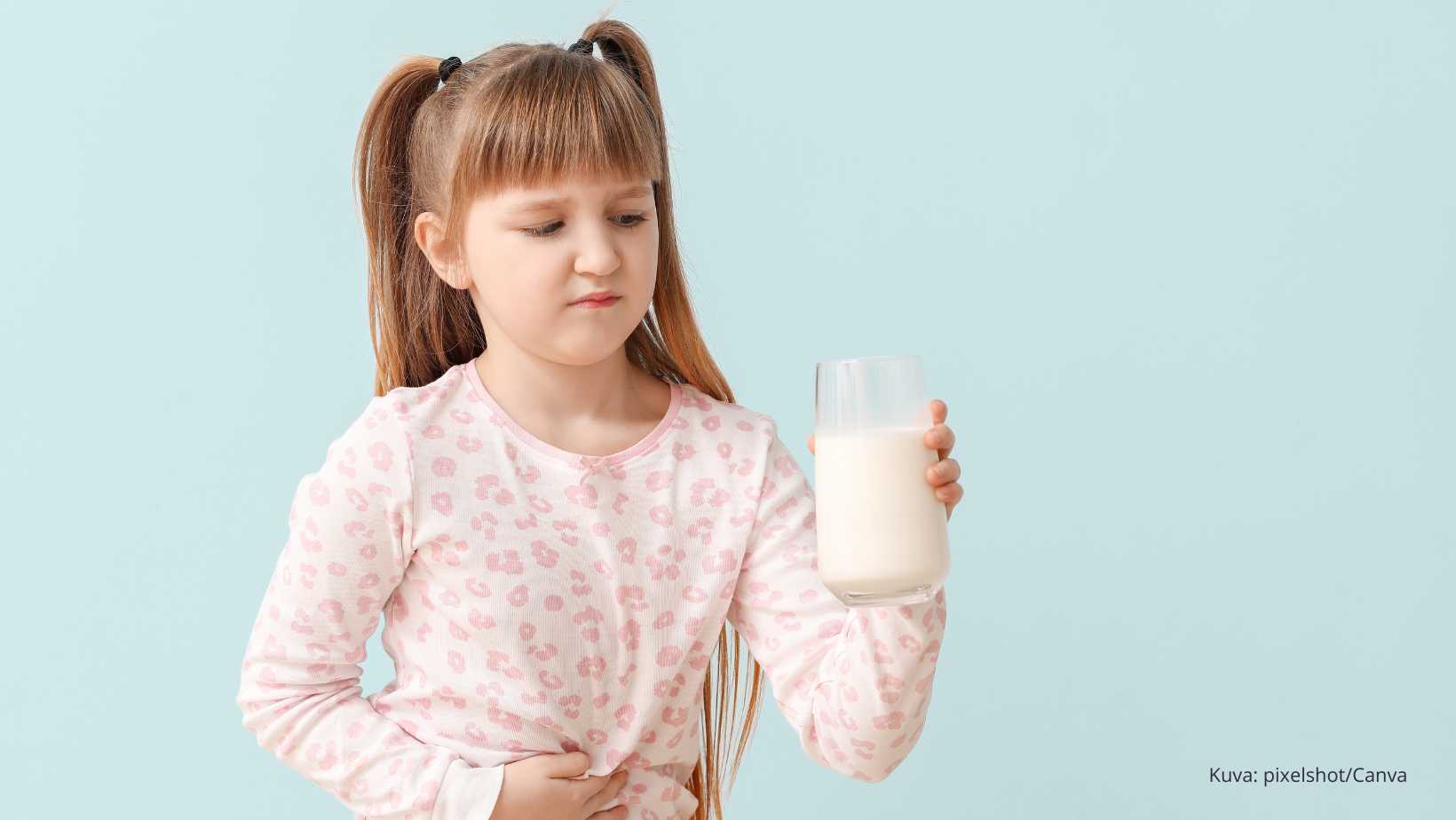 Maitoallergian hoito on maidoton ruokavalio.