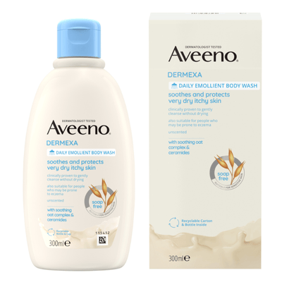 Aveeno Dermexa Daily Body Wash on hellävarainen kuivan ihon pesuneste.