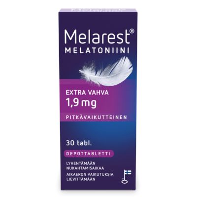 Melarest Pitkävaikutteinen melatoniini 30 tabl.