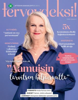 Terveydeksi -lehti numero 3/2024. Lue näköispainos.