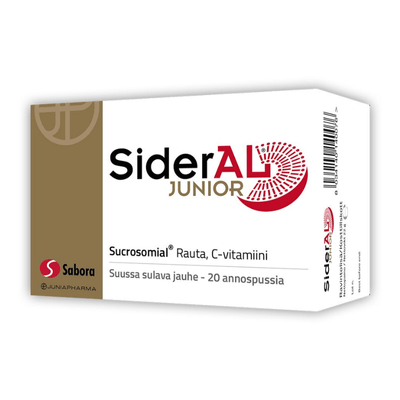 SiderAL Junior 14 mg lasten ja nuorten rautalisä.