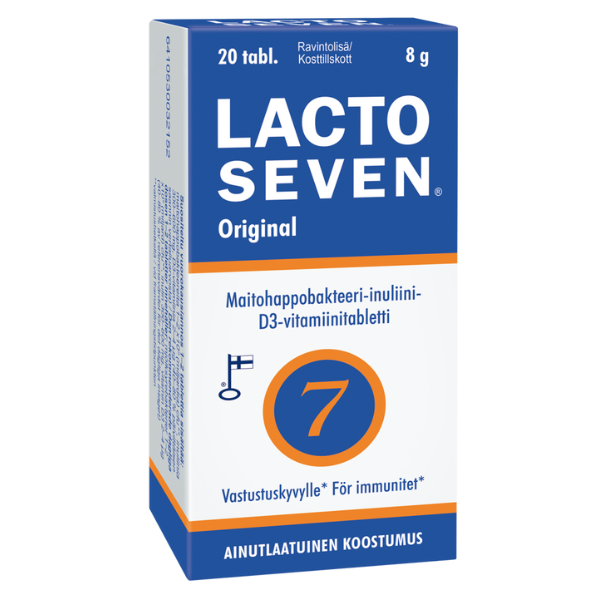 Lacto Seven Original suomalainen maitohappobakteeri.