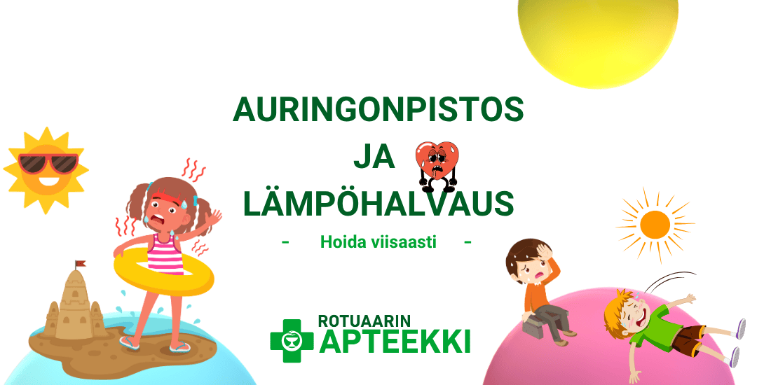 Hoida nestehukkaa ja auringonpistosta oikein