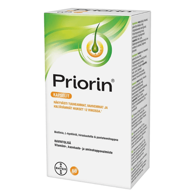 Priorin kapselit 60 kpl hiustesi parhaaksi.