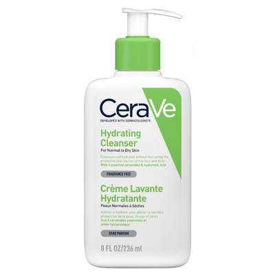 CeraVe Hydrating Cleanser kuivan ihon puhdistustuote kasvoille ja vartalolle.