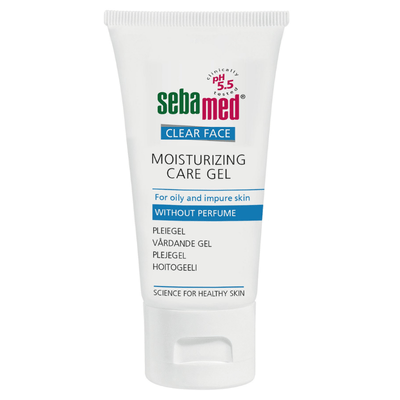 Sebamed Clear Face Moisture Care gel 50 ml hoitogeeli rasvaiselle ja akneiholle. Tutustu.