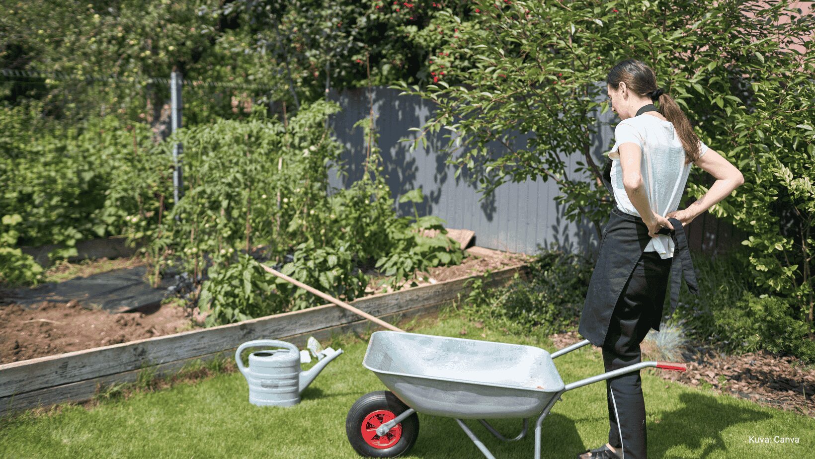 Puutarhatyöt keväällä ilman lihasjumeja, lue vinkit.