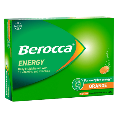 Berocca Energy Orange 45 poretabletti auttaa pysymään vireessä - enemmänkuin.fi:stä.